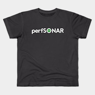perfSONAR text - white Kids T-Shirt